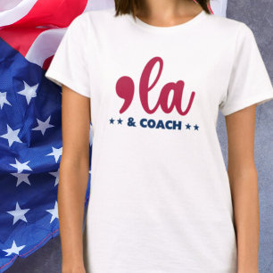 Comma la & Coach Kamala Harris T-Shirt