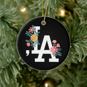 Comma la Floral Kamala Harris für den Präsidenten Keramik Ornament