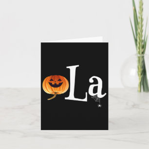 Comma La Funny Kamala Harris Halloween Pumpkin Men Karte