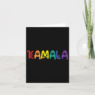 Comma La Harris Funny Cat Lettering Lgbt Rainbow F Karte