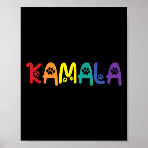Comma La Harris Funny Cat Lettering Lgbt Rainbow F Poster