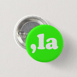 Comma La kamala Aussprache neon grün modern Button