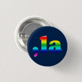 Comma La kamala Aussprache Regenbogen Stolz Marine Button