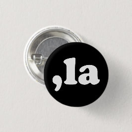 Comma La kamala Aussprache Typografie schwarz Button