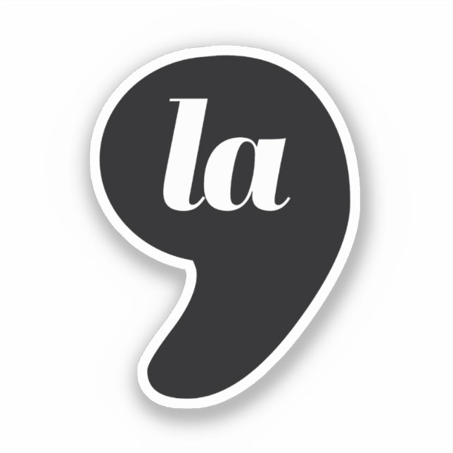 Comma La - Kamala Black Aufkleber (Vorderseite)