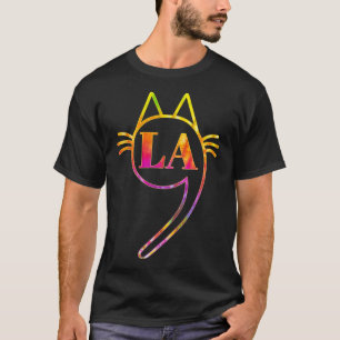 Comma La Kamala Cat Gefärbte Krawatte Retro Harris T-Shirt