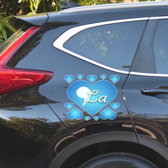 "Comma-La Kamala für den Präsidenten Aufkleber (Auto Seite)