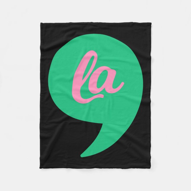 Comma La Kamala Harris 2022 Wahlkosten Fleecedecke (Vorderseite)