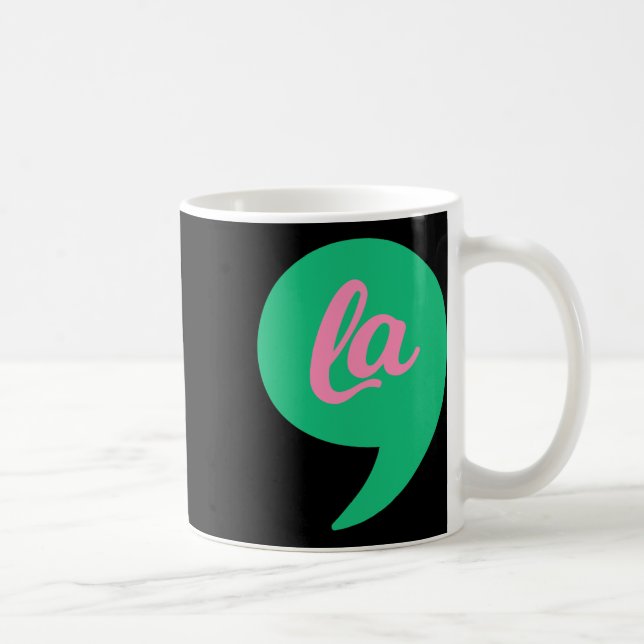 Comma La Kamala Harris 2022 Wahlkosten Kaffeetasse (Rechts)