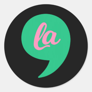 Comma La Kamala Harris 2022 Wahlkosten Runder Aufkleber