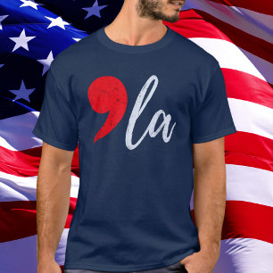 Comma La Kamala Harris 2024 Präsident Funny T-Shirt