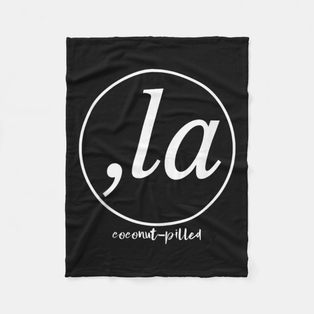 Comma La Kamala Harris Coconut Gewittertes Zitat Fleecedecke (Vorderseite)