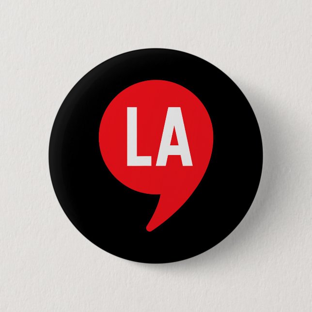 Comma La Kamala Harris For President Campaign Vote Button (Vorderseite)