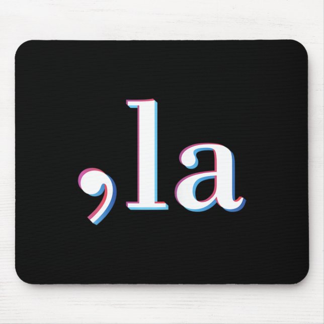 Comma La Kamala Harris Funny 1 Mousepad (Vorne)