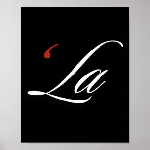 Comma La Kamala Harris Funny Punctuation La Electi Poster