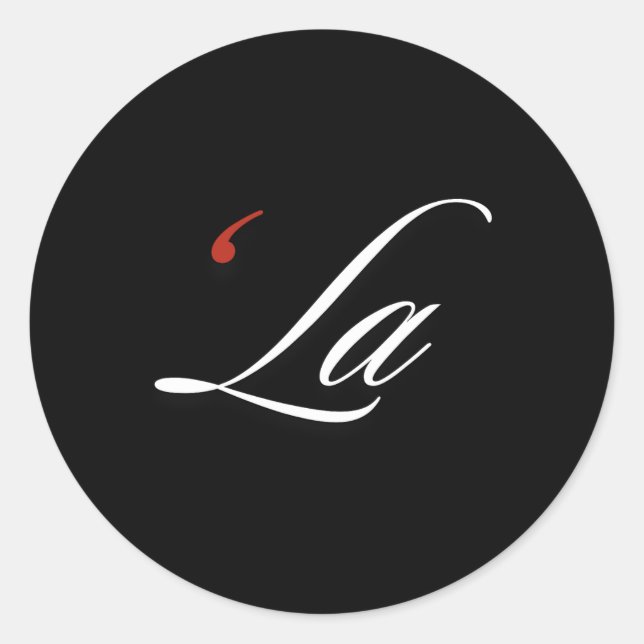 Comma La Kamala Harris Funny Punctuation La Electi Runder Aufkleber (Vorderseite)