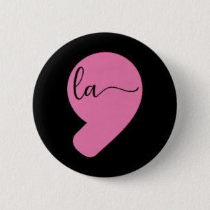 Comma La Kamala Harris für die Präsidentschaftswah Button