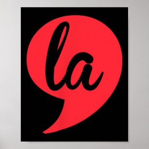 Comma La Kamala Harris für die Präsidentschaftswah Poster