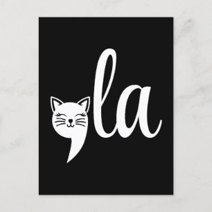 Comma La Kamala Harris - Katzenmutter für Kamala Postkarte