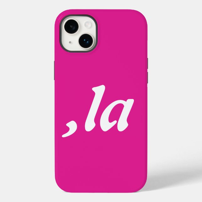 Comma La Kamala Harris - maßgeschneidertes Textdes Case-Mate iPhone Hülle (Rückseite)