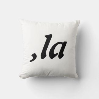 Comma La Kamala Harris - maßgeschneidertes Textdes Kissen