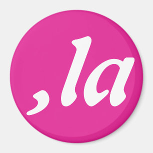 Comma La Kamala Harris - maßgeschneidertes Textdes Magnet