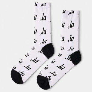 Comma La Kamala Harris - maßgeschneidertes Textdes Socken