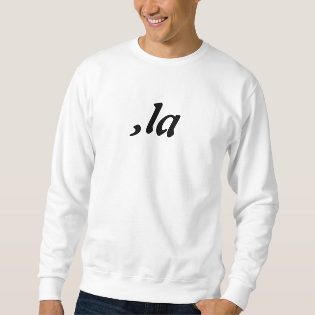 Comma La Kamala Harris - maßgeschneidertes Textdes Sweatshirt (Vorderseite)