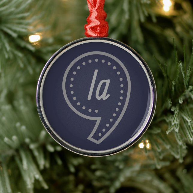 Comma la Kamala Harris Ornament Aus Metall (Baum)