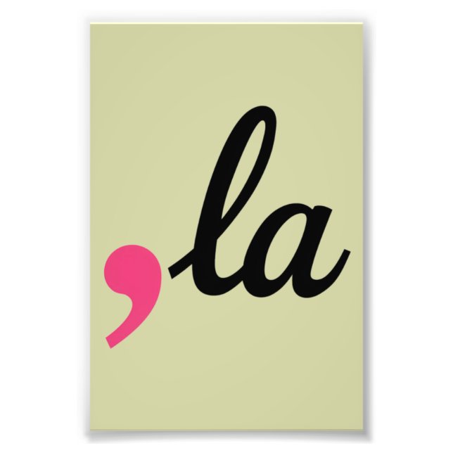 Comma La Kamala Harris Präsident 2024 Stopp-Projek Fotodruck (Vorne)