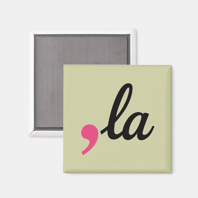 Comma La Kamala Harris Präsident 2024 Stopp-Projek Magnet (Vorderseite/Rückseite)