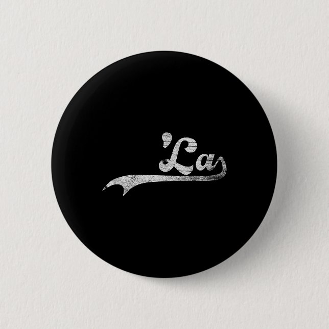 Comma La Kamala Harris Punctuation La Election Vot Button (Vorderseite)