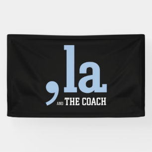 Comma La Kamala Harris Tim Walz Coach 2024 Banner