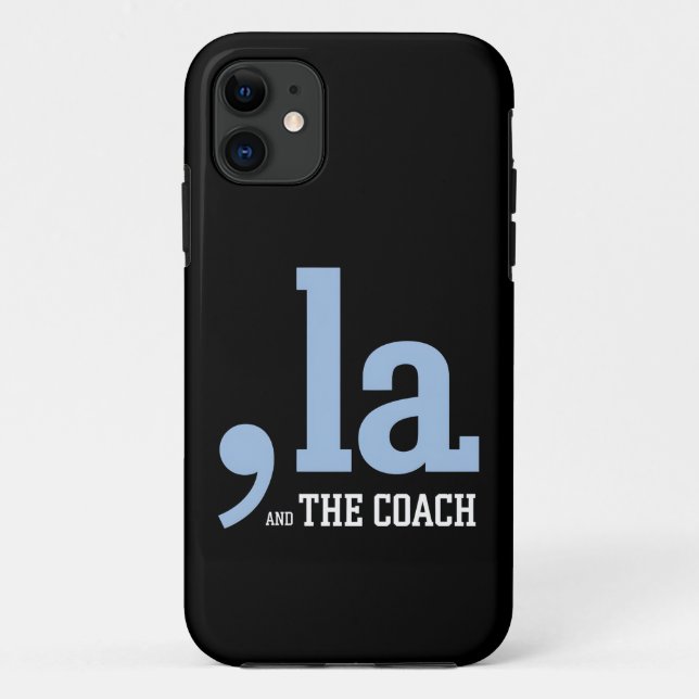 Comma La Kamala Harris Tim Walz Coach 2024 Case-Mate iPhone Hülle (Rückseite)