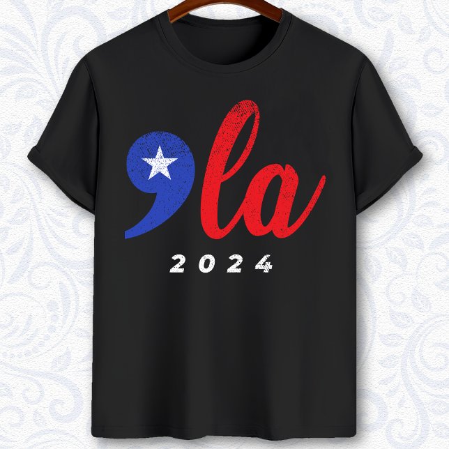 Comma La Kamala Harris Wahl 2024 T-Shirt (Von Creator hochgeladen)