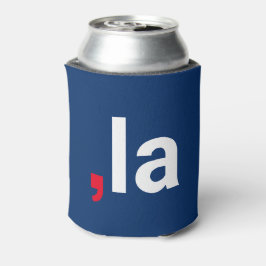 Comma La kamala lustige Aussprache rot-blau Dosenkühler