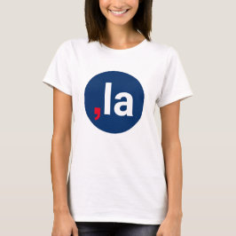 Comma La kamala lustige Aussprache rot-blau T-Shirt