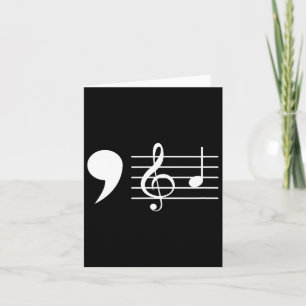 Comma La Musiknotens Kamala Harris Music Teacher E Karte