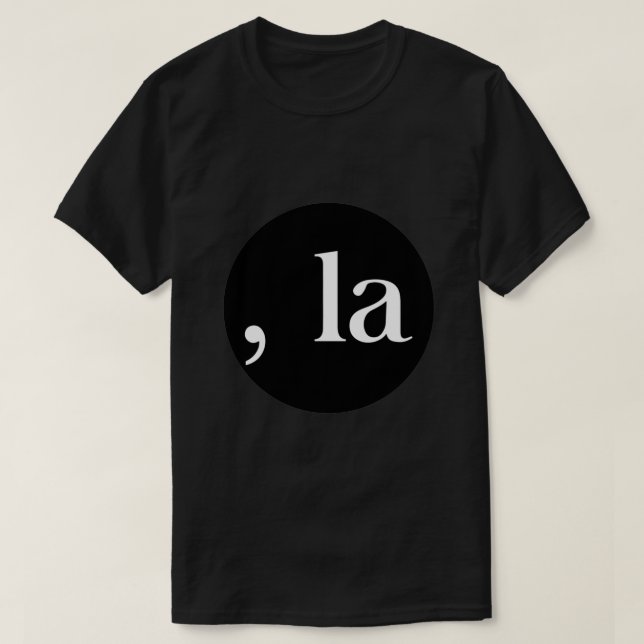 Comma la New T-Shirt (Design vorne)