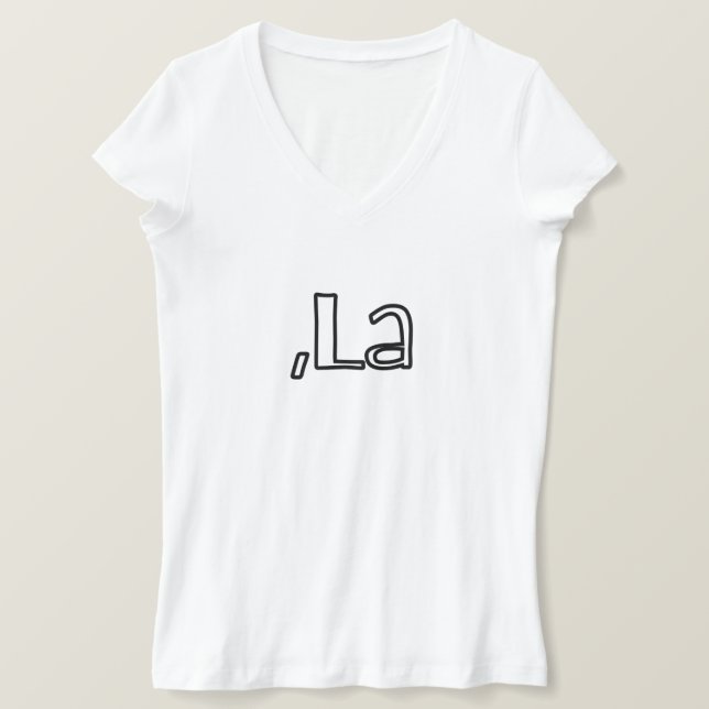 Comma La Women's V-Neck Shirts, Kamala Harris 2024 T-Shirt (Design vorne)