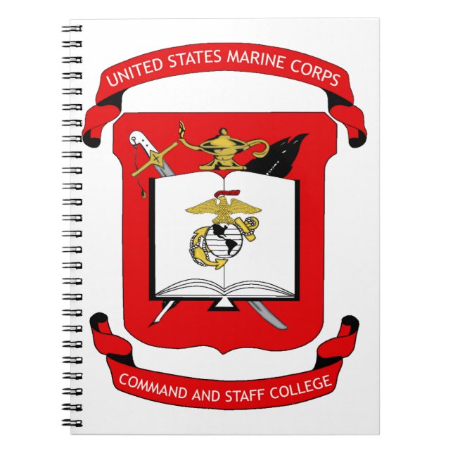 Command and Staff Uni Spiral Notebook Notizblock (Vorderseite)