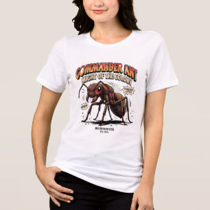 Commander Ant Damen T-Shirt Tri-Blend Shirt