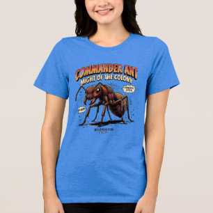 Commander Ant Damen T-Shirt Tri-Blend Shirt