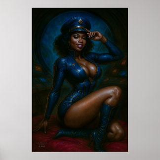 Commander Gail Kween Poster | Sinnliche Sci-Fi Pin