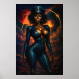 Commander Gail Kween | Sci-Fi Glamour 2025 Poster