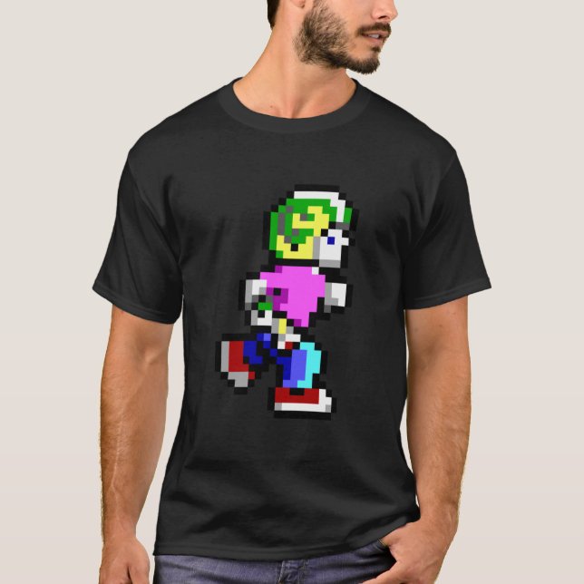 Commander Keen Pixel Style - Retro DOS Spielfan it T-Shirt (Vorderseite)