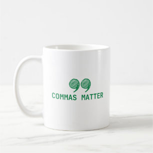 Commas Matter Funny English Teacher Gifts Kaffeetasse