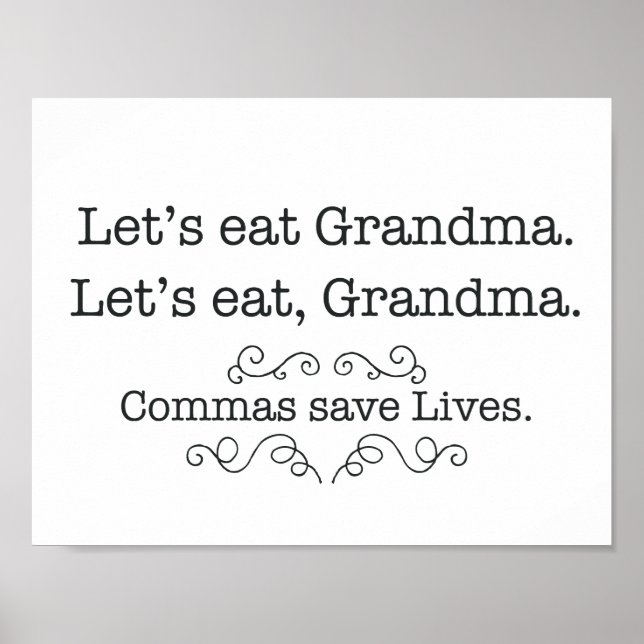 Commas Rett Lives Poster (Vorne)