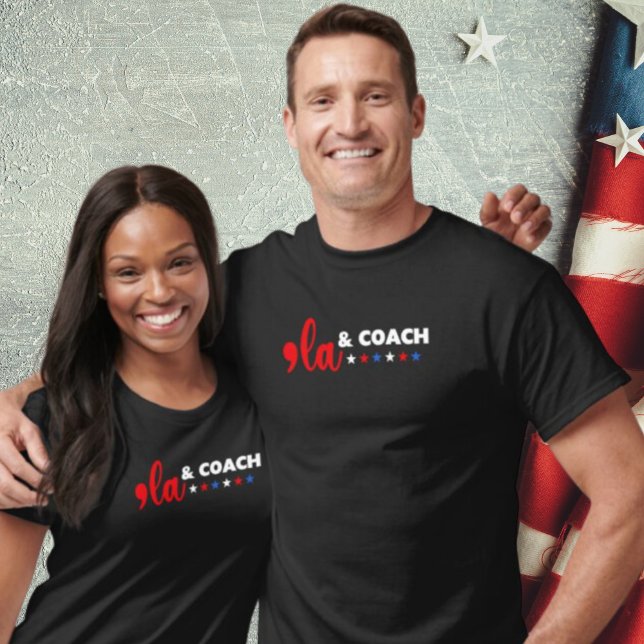 Comme La & Coach Stars Black T - Shirt (Von Creator hochgeladen)