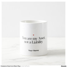 Commerce-Geschenk Asset Heart Personalisierter Bec